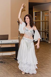 belly dancing performance team member Svitlana